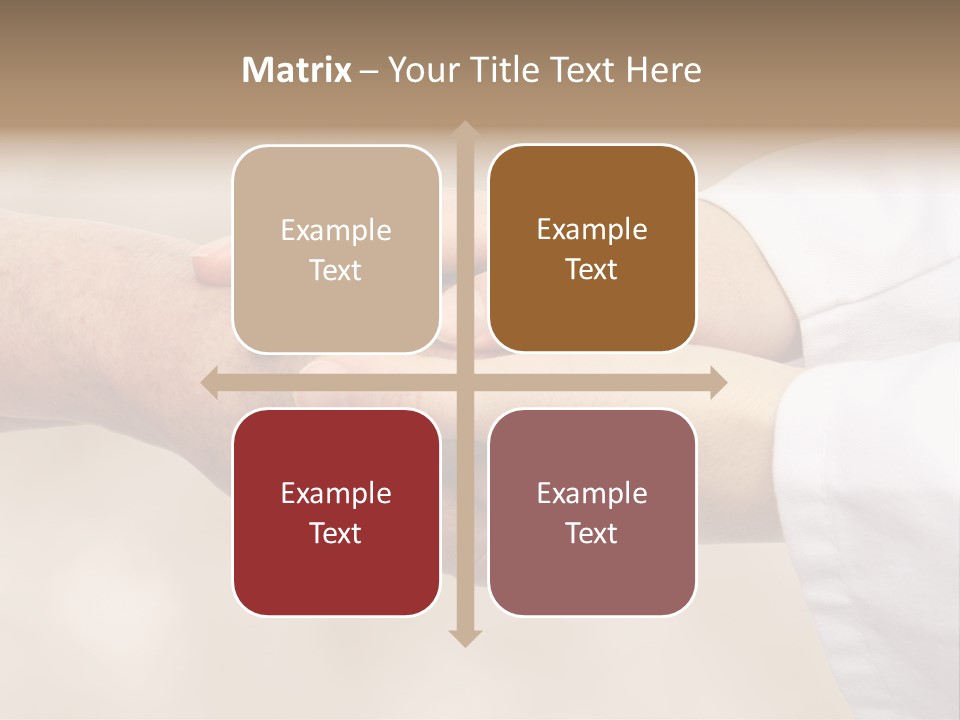 Adult Aiding Women PowerPoint Template