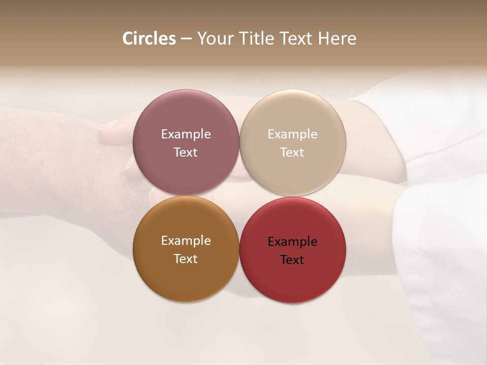 Adult Aiding Women PowerPoint Template