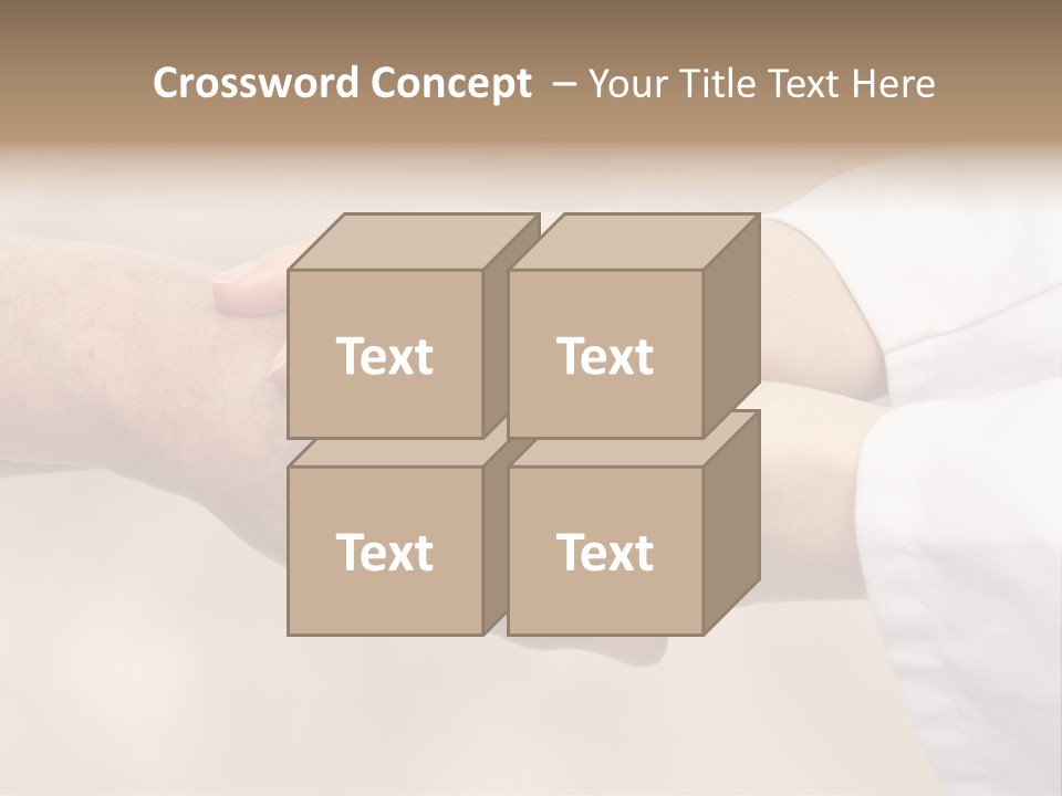 Adult Aiding Women PowerPoint Template