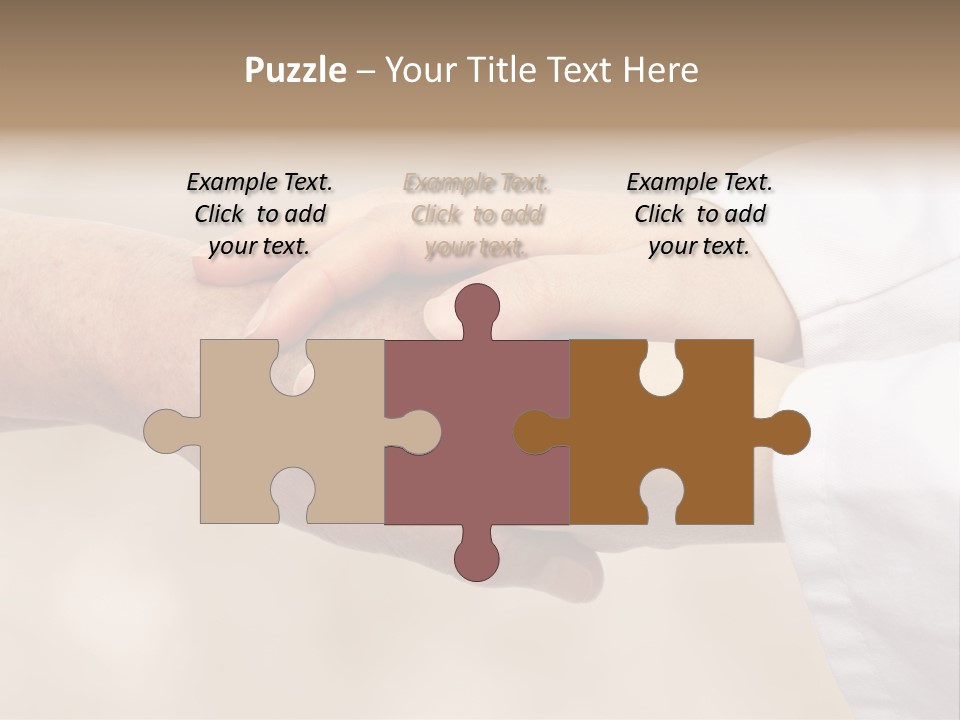 Adult Aiding Women PowerPoint Template