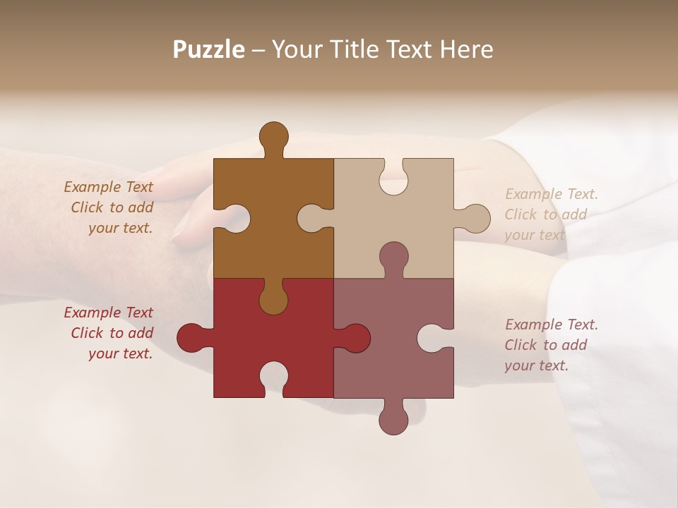 Adult Aiding Women PowerPoint Template