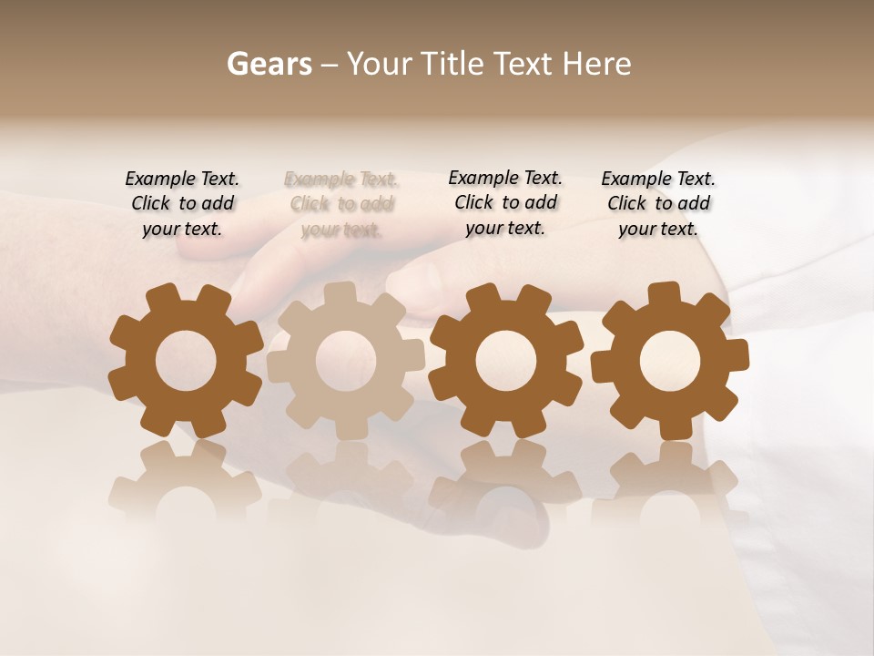 Adult Aiding Women PowerPoint Template