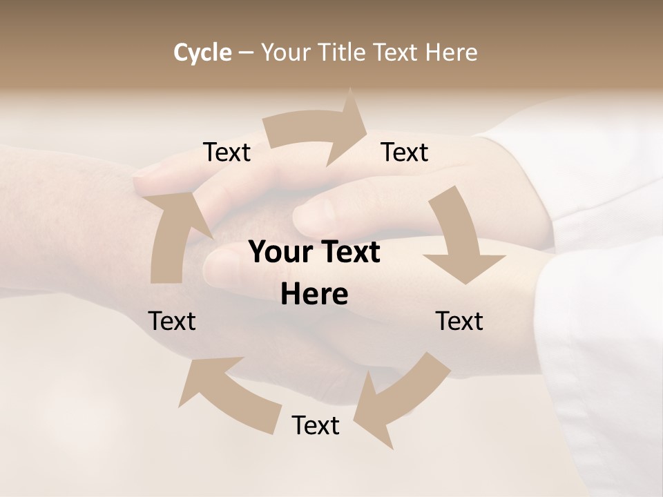 Adult Aiding Women PowerPoint Template