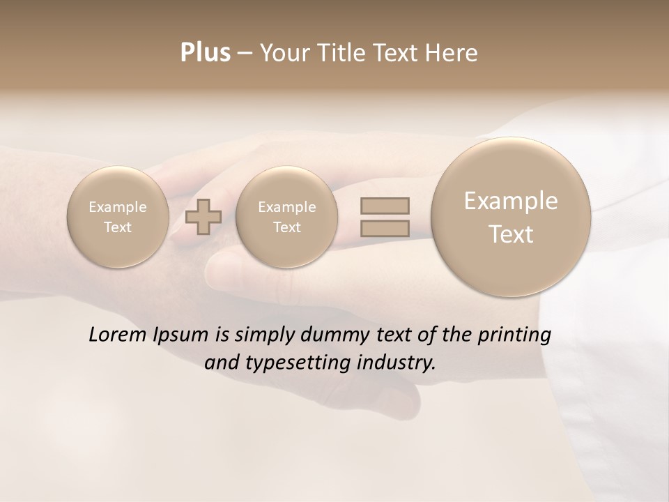 Adult Aiding Women PowerPoint Template