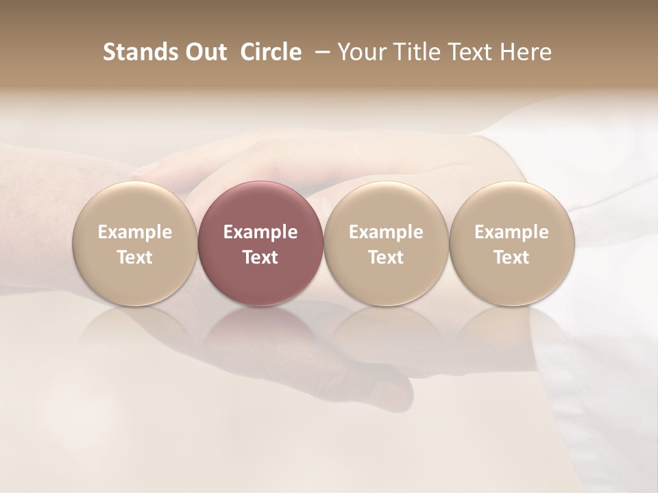 Adult Aiding Women PowerPoint Template