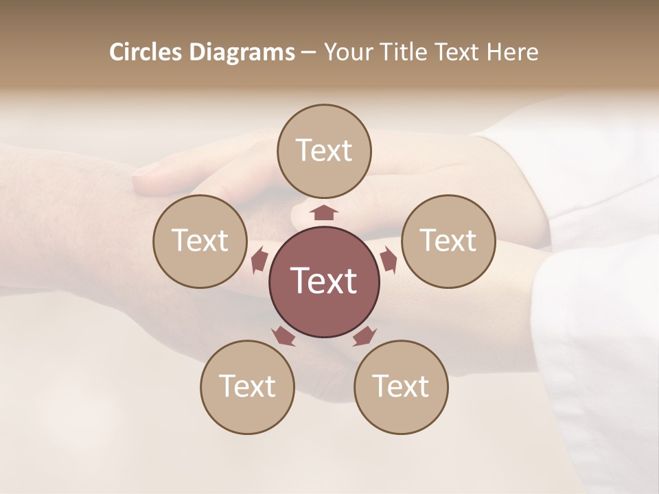 Adult Aiding Women PowerPoint Template