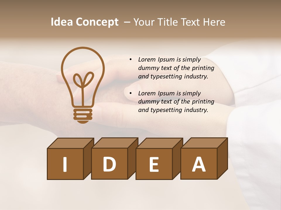 Adult Aiding Women PowerPoint Template