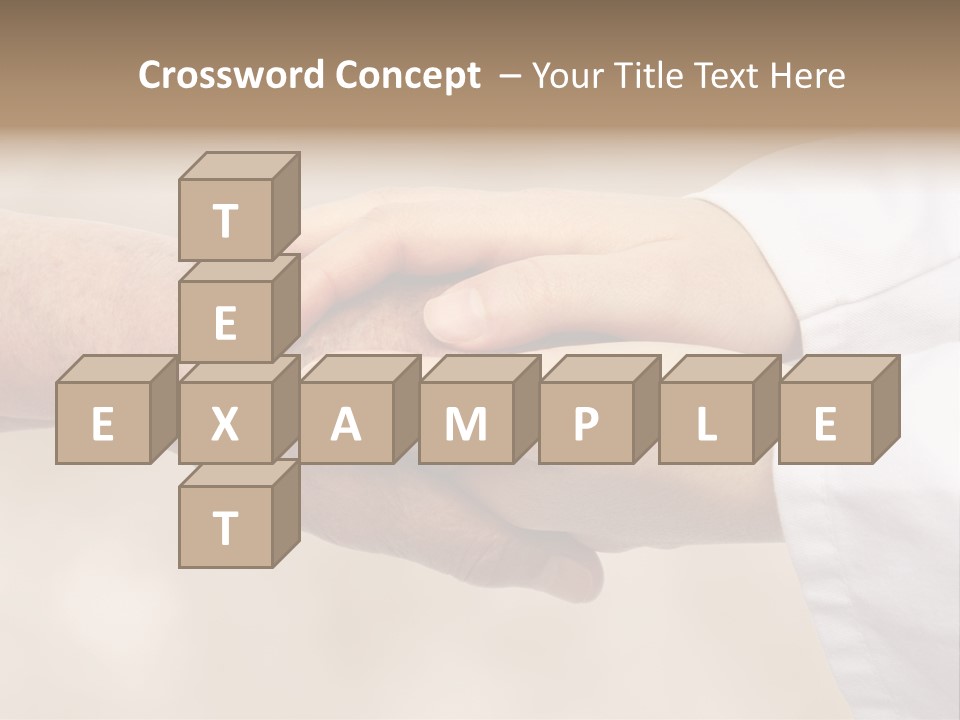 Adult Aiding Women PowerPoint Template