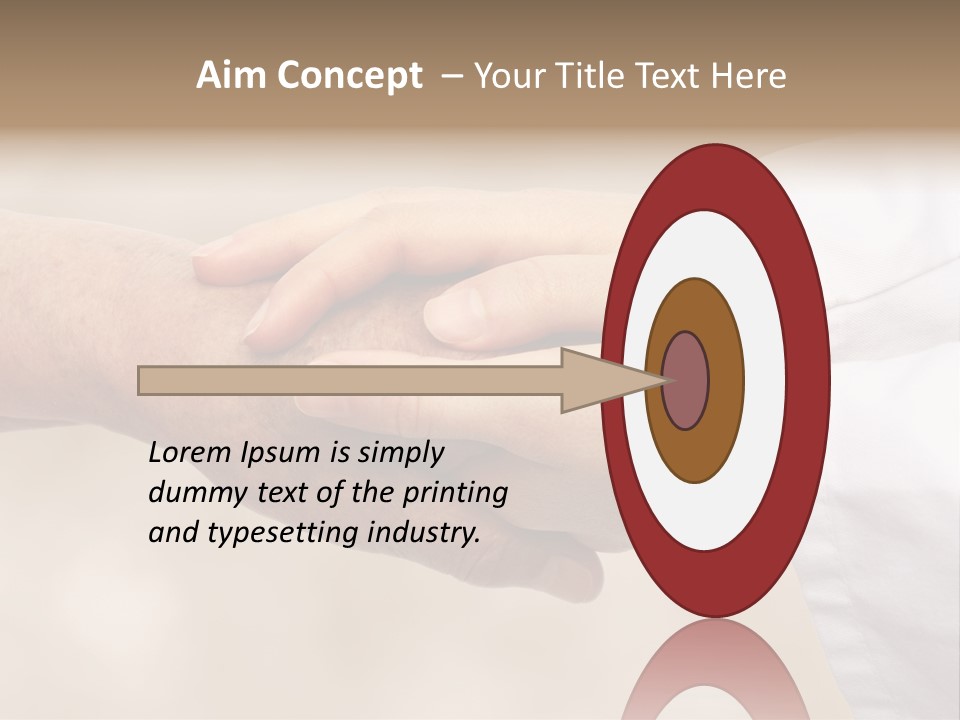 Adult Aiding Women PowerPoint Template