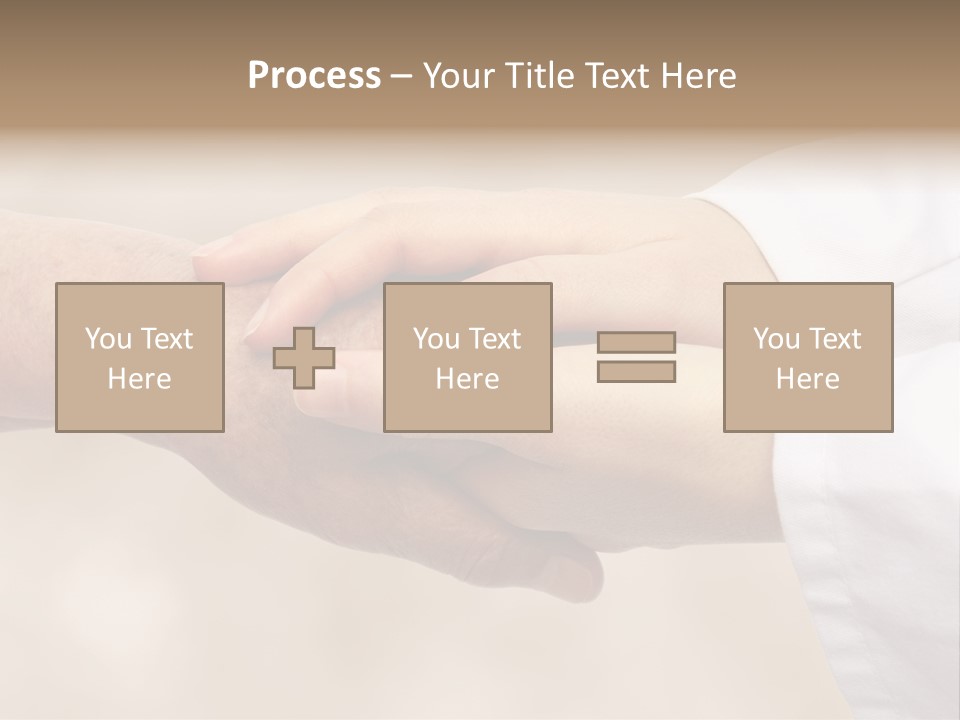 Adult Aiding Women PowerPoint Template