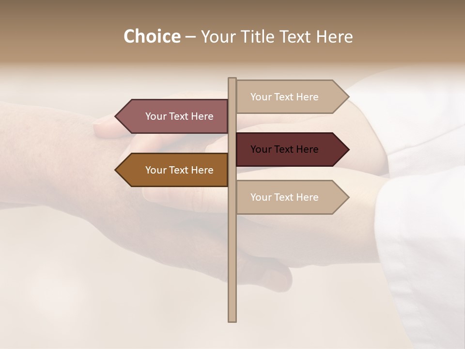 Adult Aiding Women PowerPoint Template