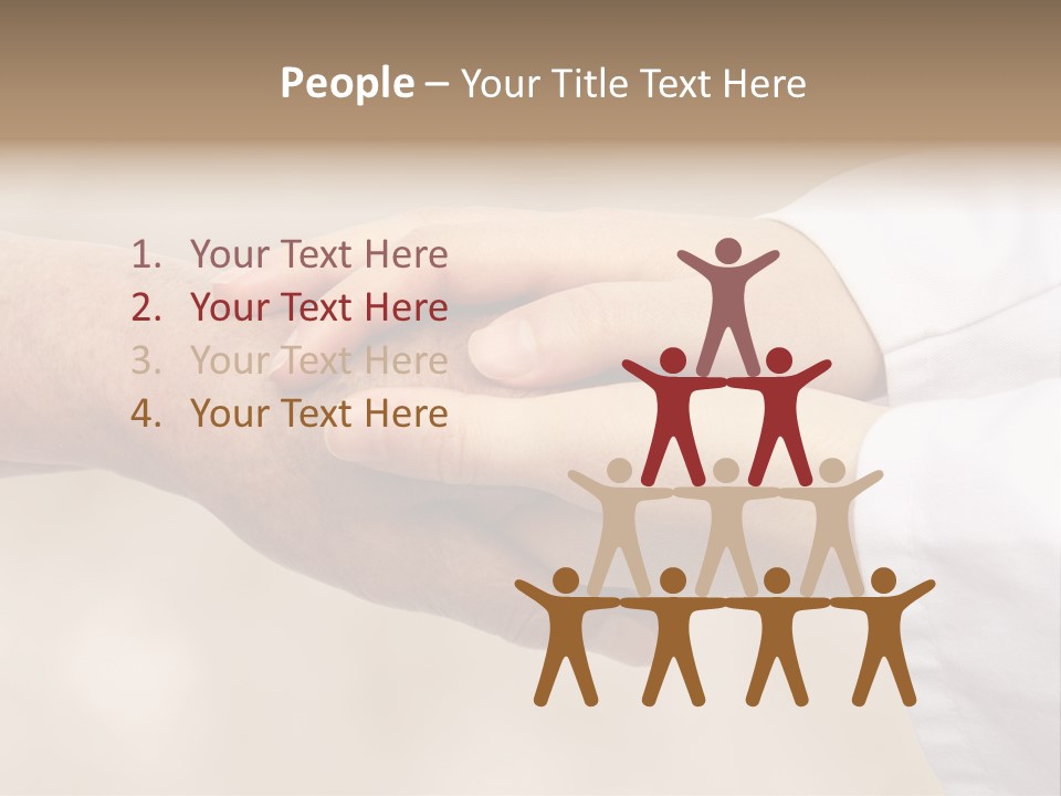 Adult Aiding Women PowerPoint Template