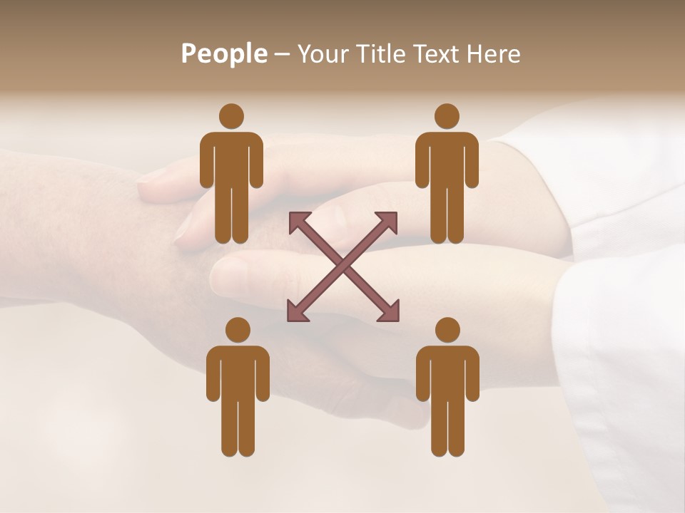 Adult Aiding Women PowerPoint Template