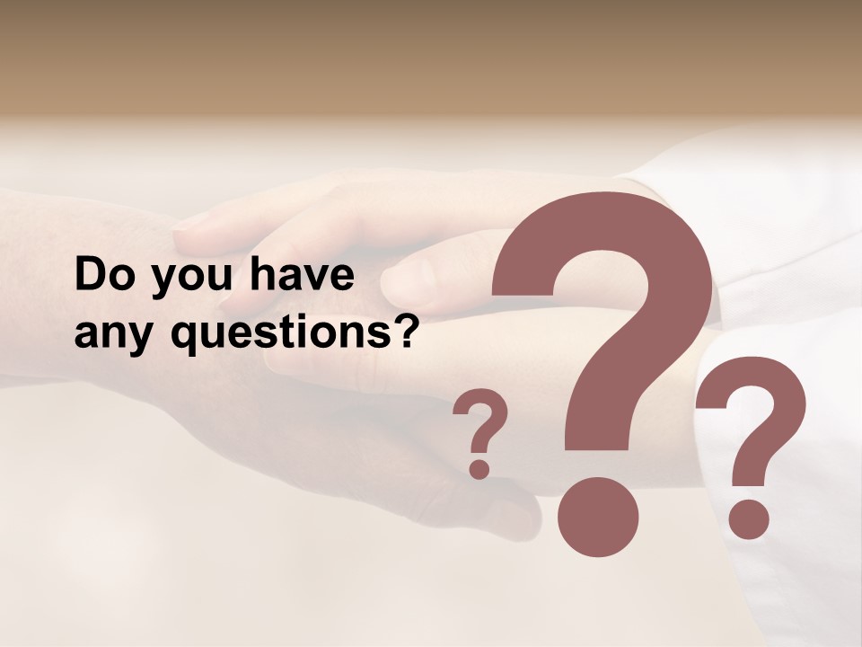 Adult Aiding Women PowerPoint Template