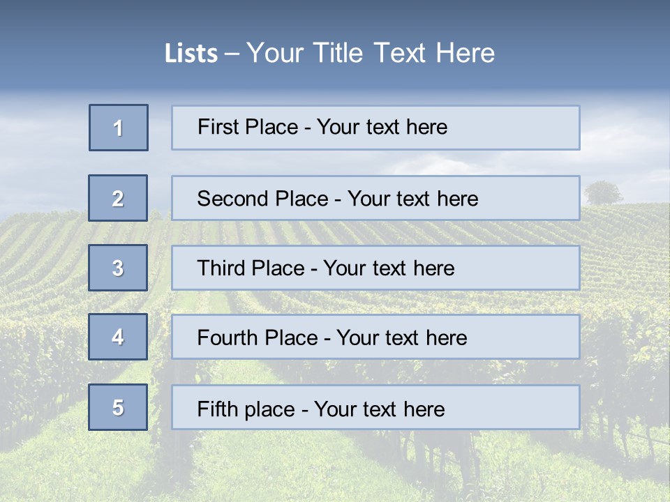 Beauty Tourism Fruit PowerPoint Template