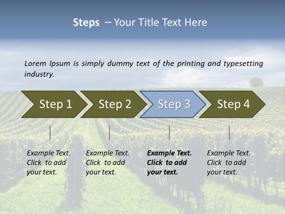 Beauty Tourism Fruit PowerPoint Template