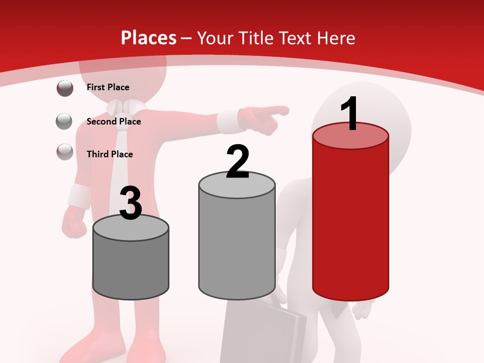 Businesspeople Suit Woman PowerPoint Template