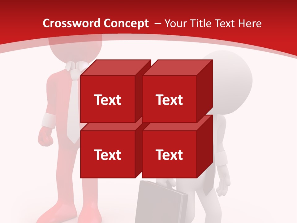 Businesspeople Suit Woman PowerPoint Template