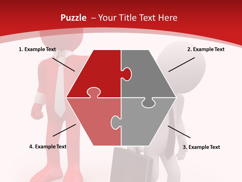 Businesspeople Suit Woman PowerPoint Template