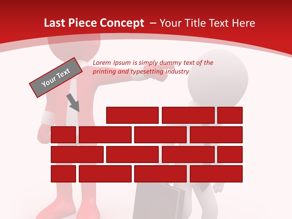 Businesspeople Suit Woman PowerPoint Template