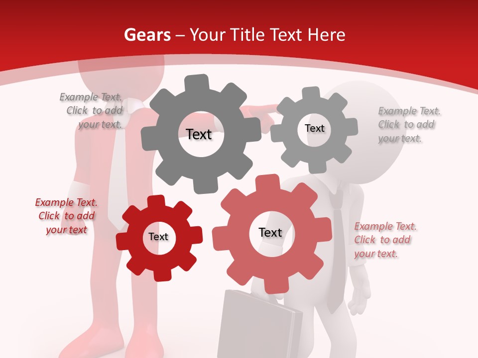 Businesspeople Suit Woman PowerPoint Template