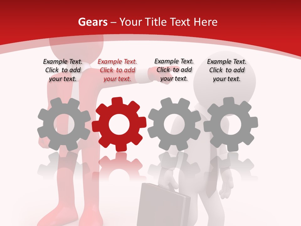 Businesspeople Suit Woman PowerPoint Template