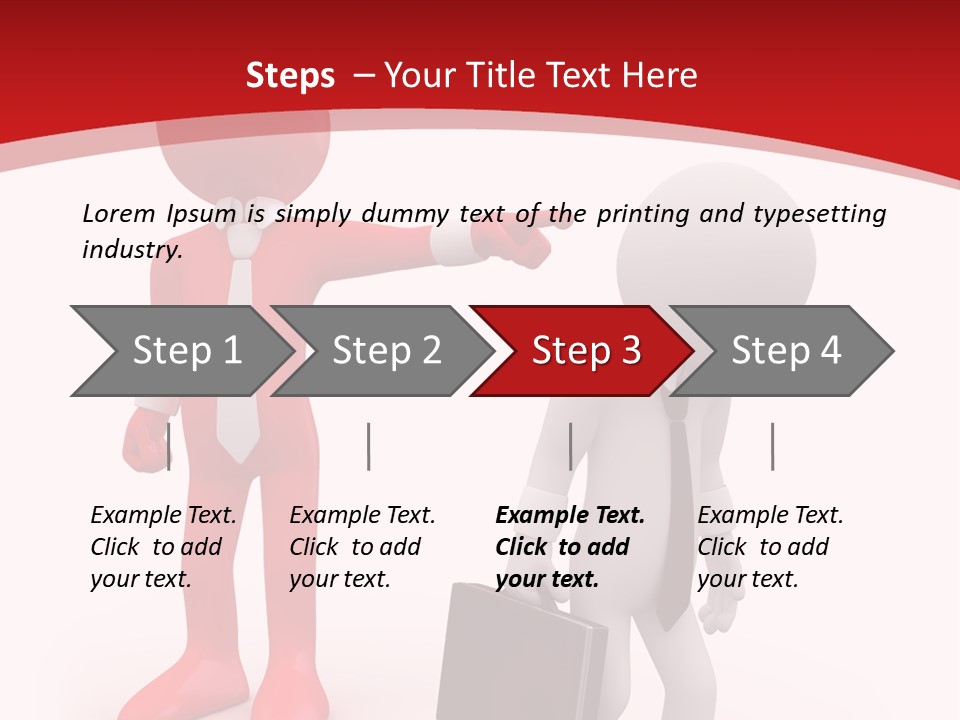 Businesspeople Suit Woman PowerPoint Template