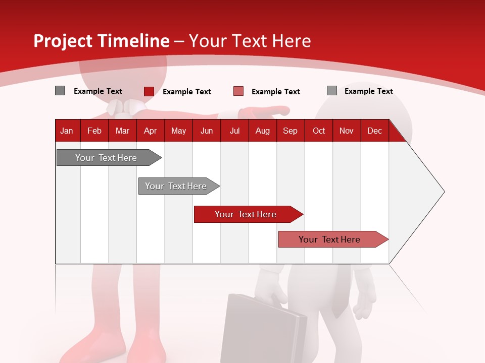Businesspeople Suit Woman PowerPoint Template