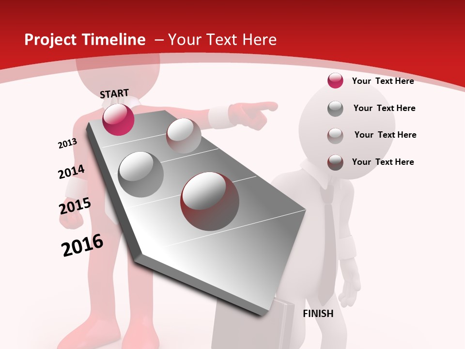 Businesspeople Suit Woman PowerPoint Template