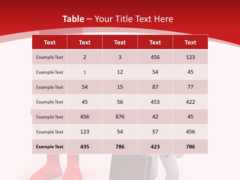 Businesspeople Suit Woman PowerPoint Template