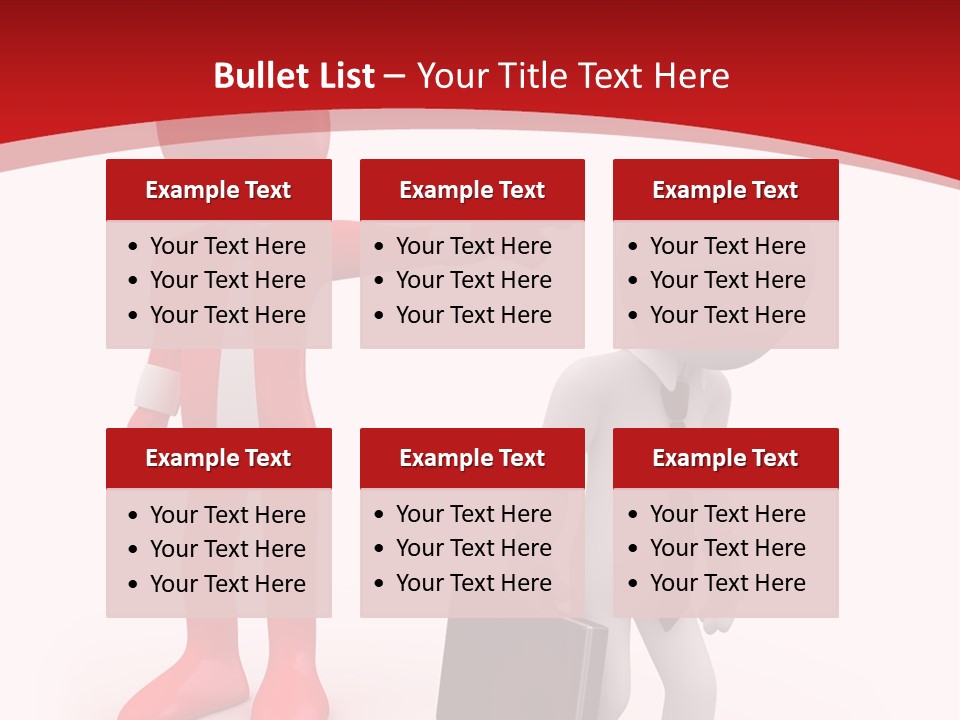 Businesspeople Suit Woman PowerPoint Template