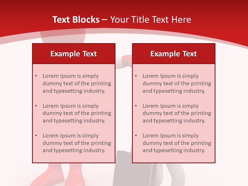 Businesspeople Suit Woman PowerPoint Template