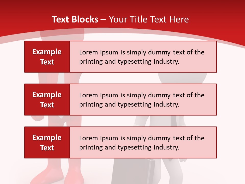 Businesspeople Suit Woman PowerPoint Template
