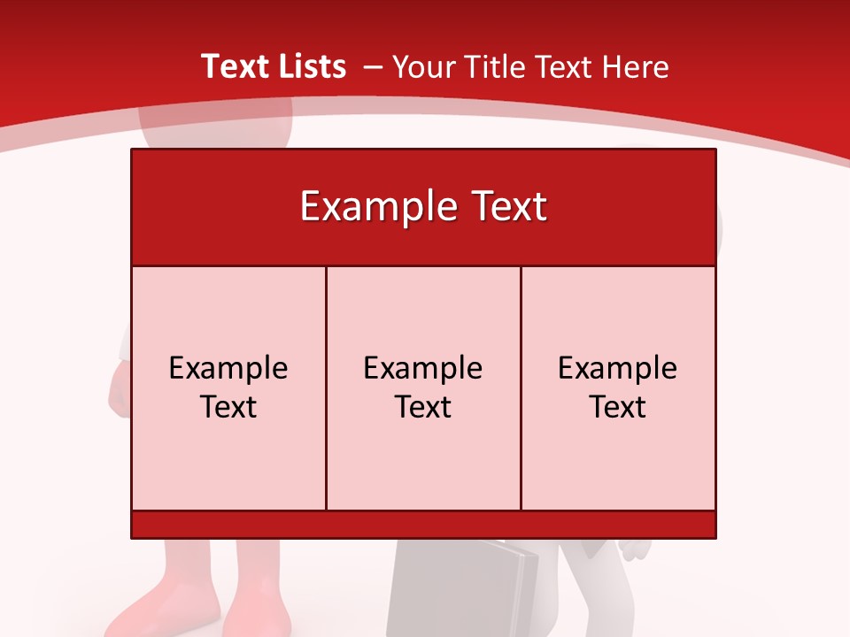 Businesspeople Suit Woman PowerPoint Template