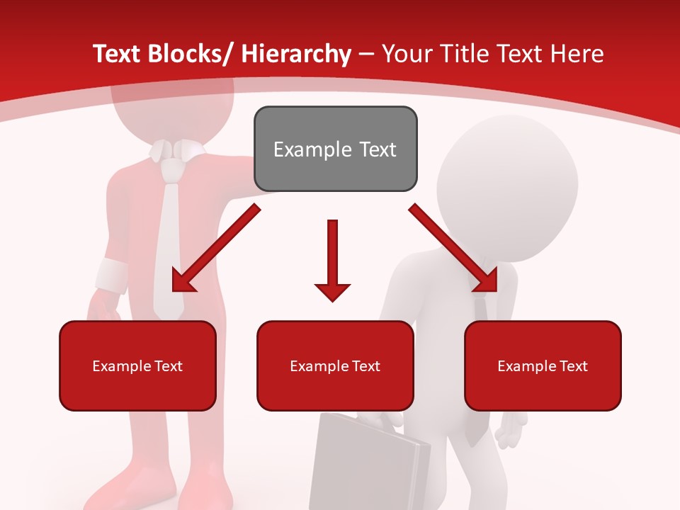 Businesspeople Suit Woman PowerPoint Template
