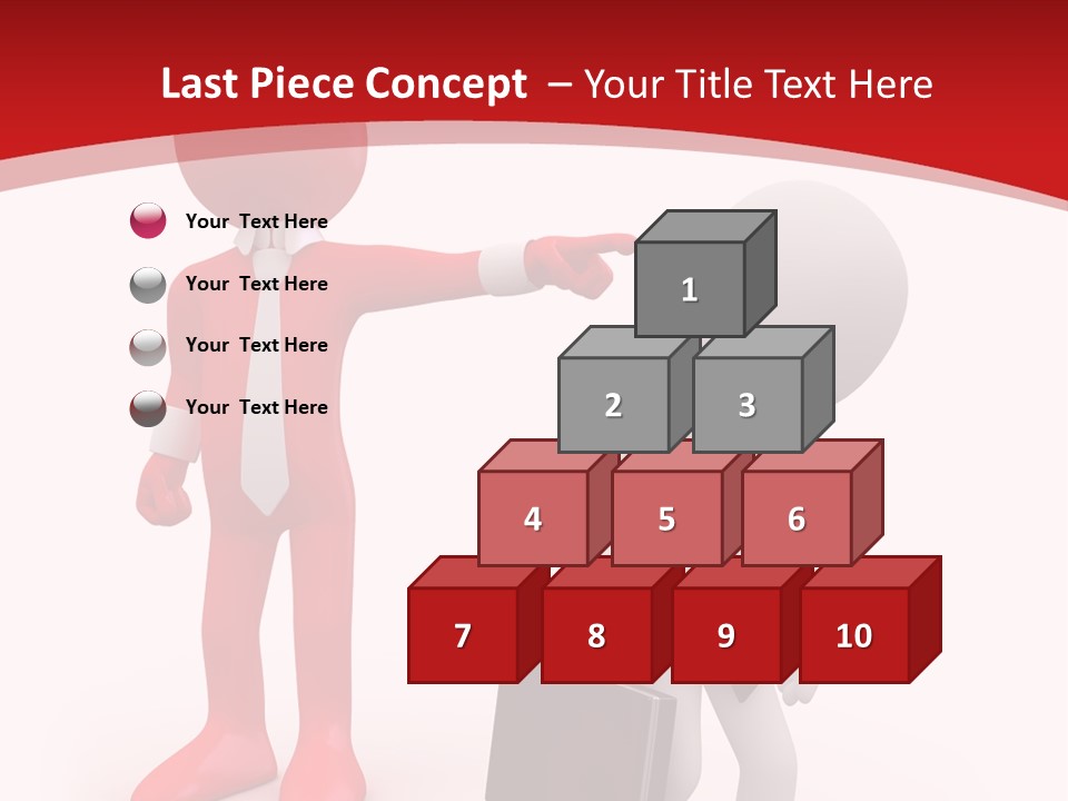 Businesspeople Suit Woman PowerPoint Template