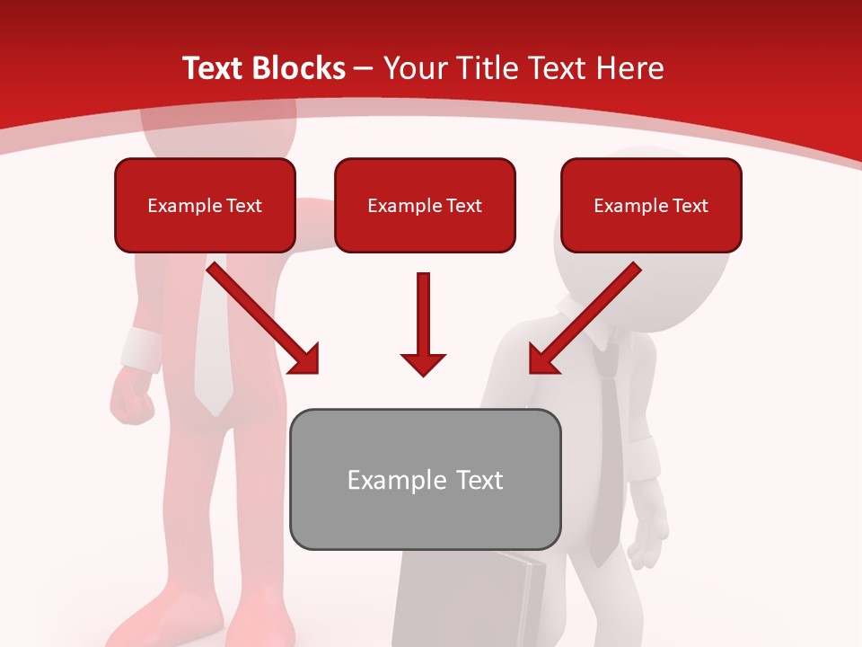Businesspeople Suit Woman PowerPoint Template