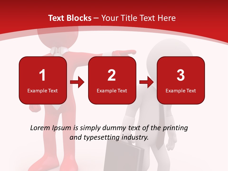 Businesspeople Suit Woman PowerPoint Template