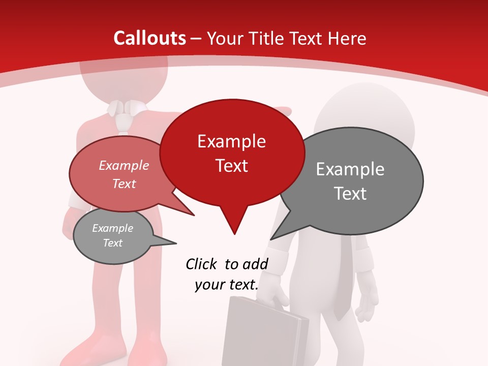 Businesspeople Suit Woman PowerPoint Template