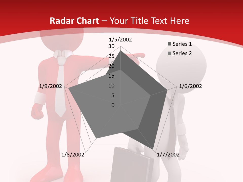 Businesspeople Suit Woman PowerPoint Template