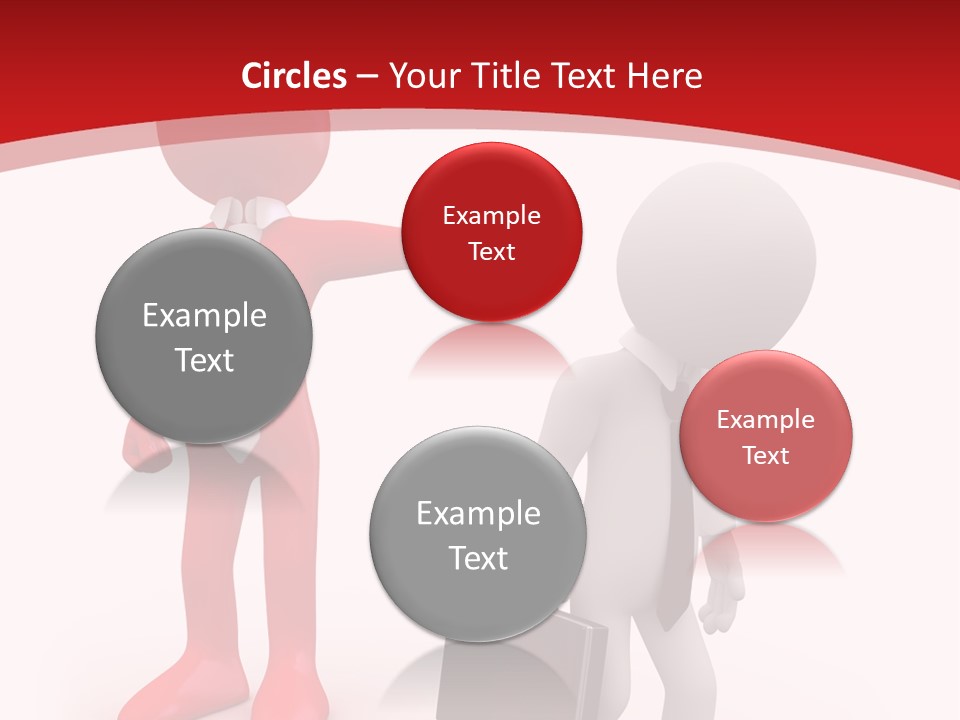 Businesspeople Suit Woman PowerPoint Template