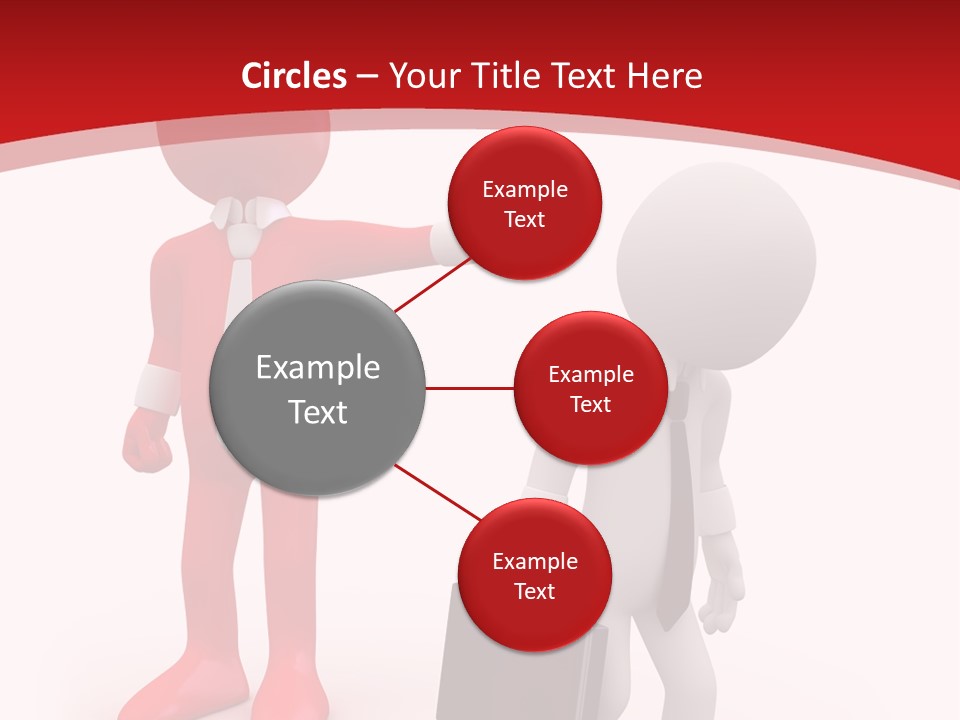 Businesspeople Suit Woman PowerPoint Template