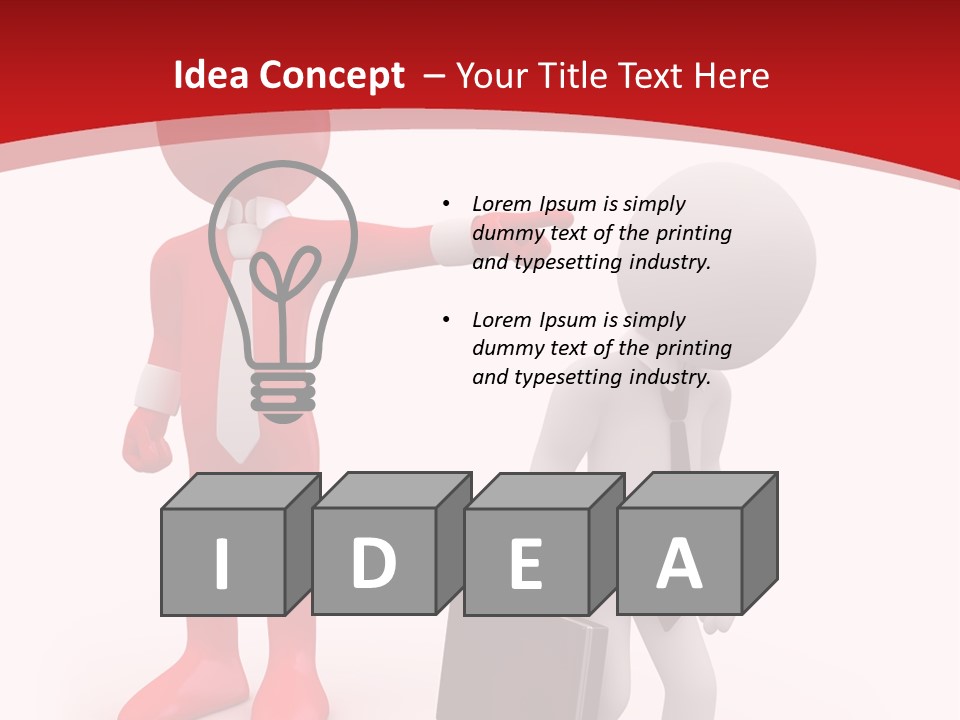 Businesspeople Suit Woman PowerPoint Template