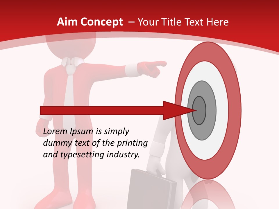 Businesspeople Suit Woman PowerPoint Template