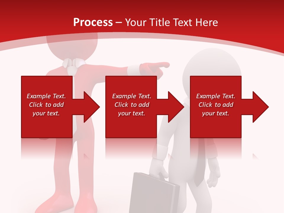 Businesspeople Suit Woman PowerPoint Template