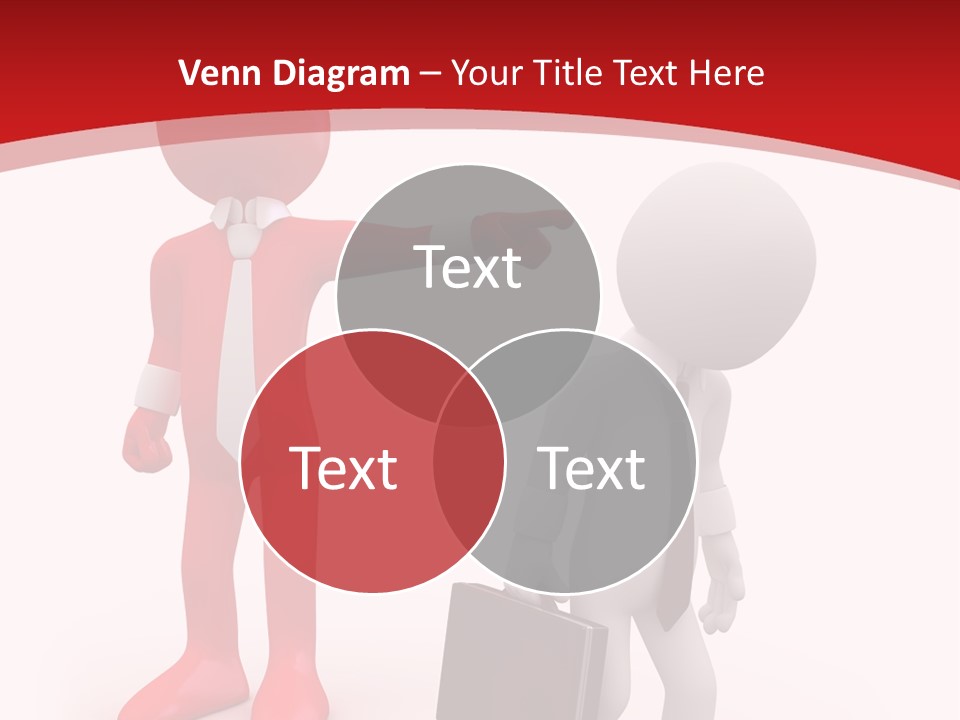 Businesspeople Suit Woman PowerPoint Template