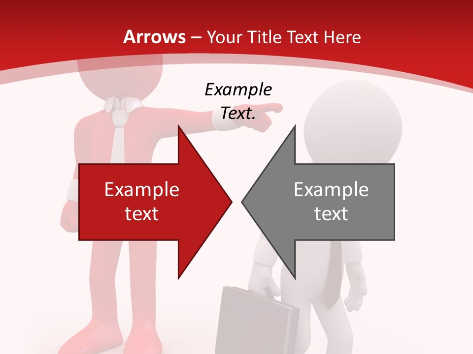 Businesspeople Suit Woman PowerPoint Template