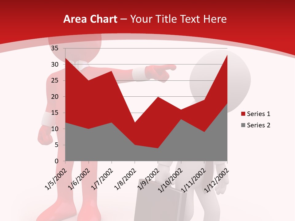 Businesspeople Suit Woman PowerPoint Template