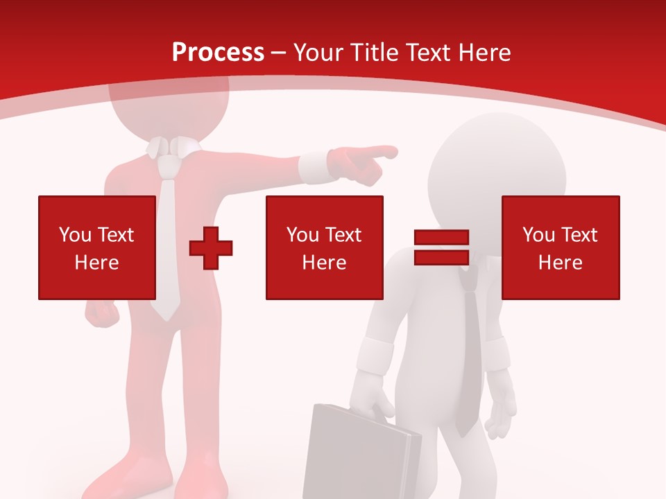 Businesspeople Suit Woman PowerPoint Template