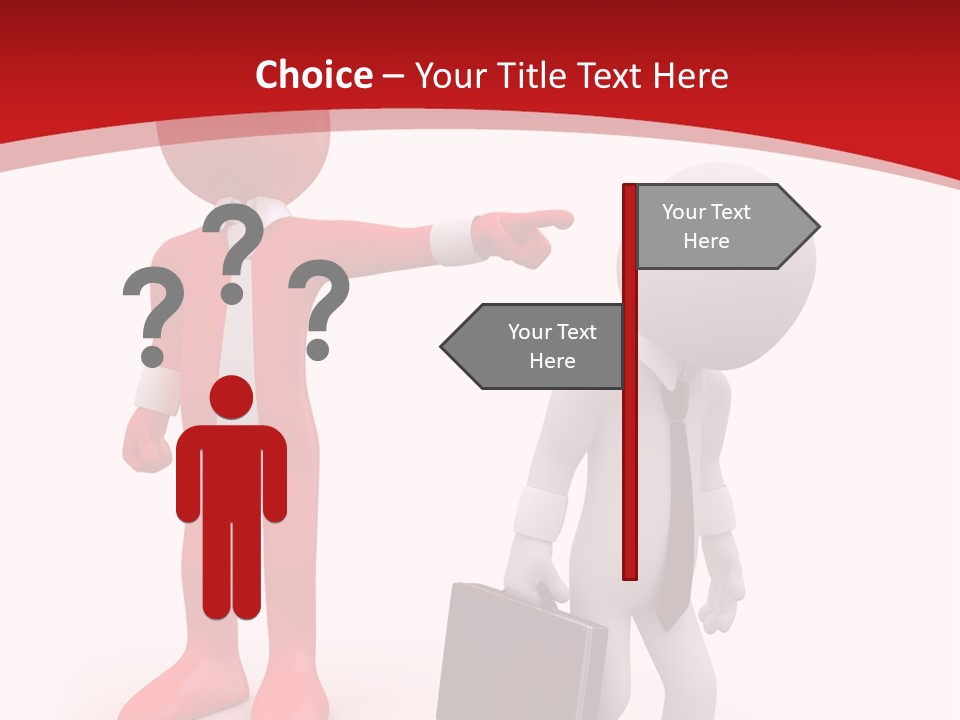 Businesspeople Suit Woman PowerPoint Template